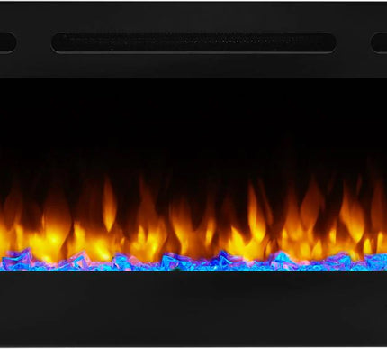 SimpliFire 48" Allusion Linear Electric Fireplace - SF-ALL48-BK