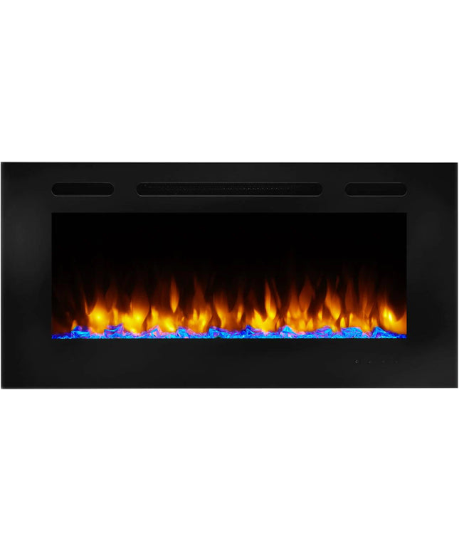 SimpliFire 48" Allusion Linear Electric Fireplace - SF-ALL48-BK